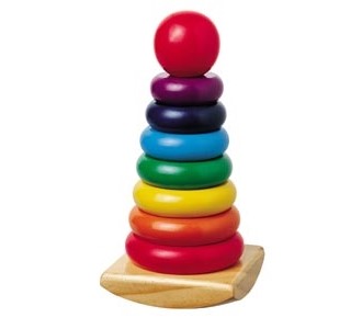 Stablepyramide i tre. fra 6 mnd